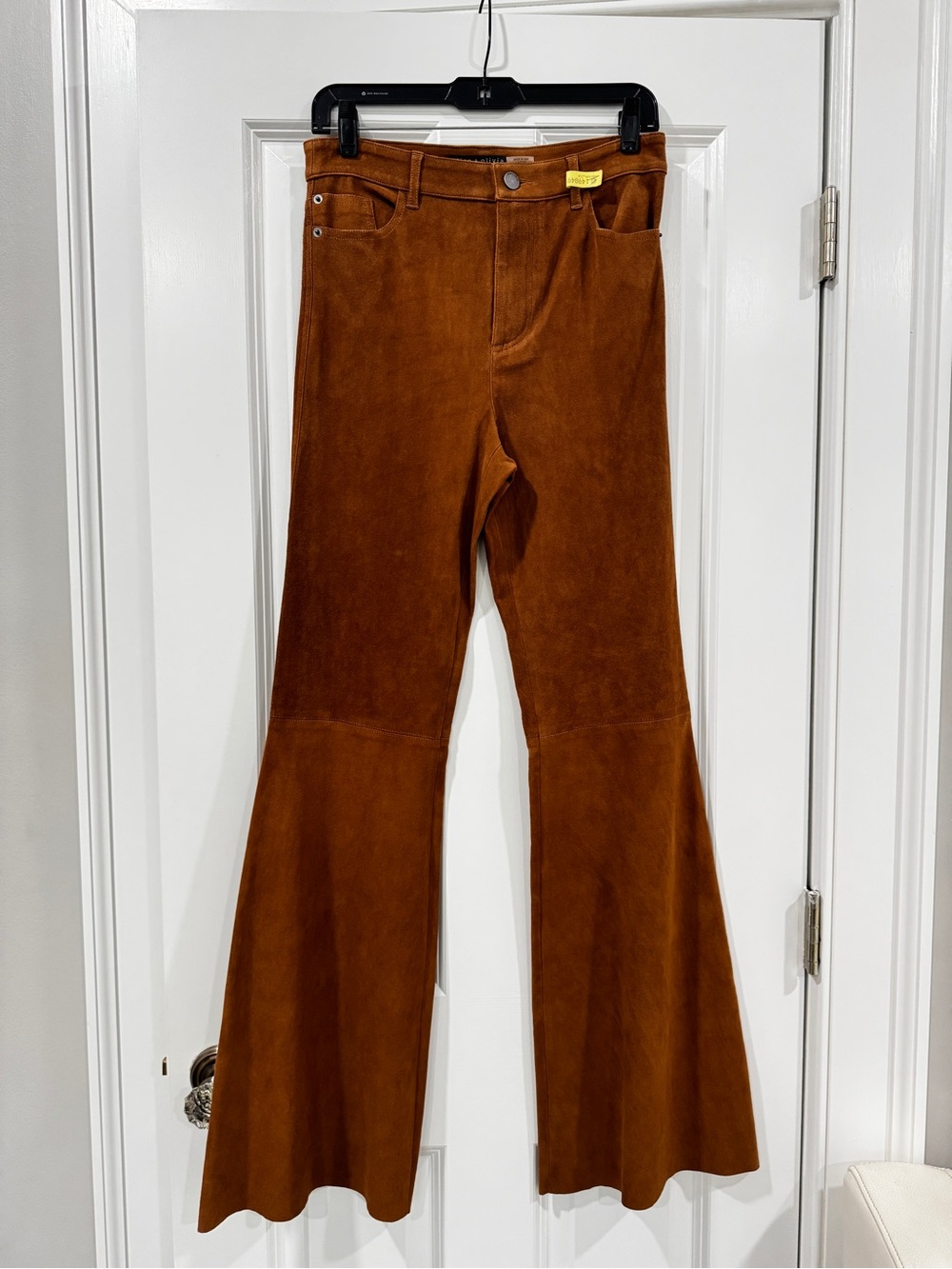 Women’s High-Rise Suede Bells